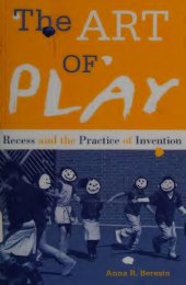 book The art of play: recess and the practice of invention