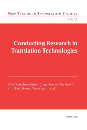 book Conducting Research in Translation Technologies: 13