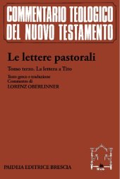 book Le lettere pastorali. La lettera a Tito