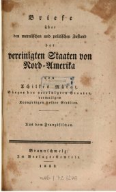 book Briefe über den moralischen und politischen Zustand der vereinigten Staaten von Nord-Amerika