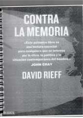 book Contra la memoria