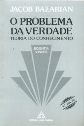 book O Problema da Verdade - Teoria do Conhecimento