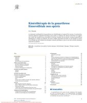 book Kinesitherapie de la gonarthrose