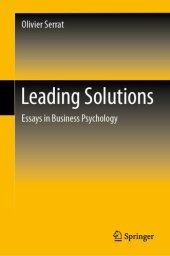 book Leading Solutions Essays in Business Psychology