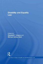 book Disability and Equality Law