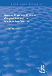 book Greece, European Political Cooperation and the Macedonian Question