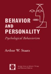 book Behavior and Personality: Psychological Behaviorism