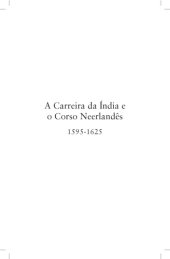 book A Carreira da Índia e o Corso Neerlandês, 1595-1625