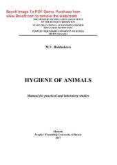 book Гигиена животных = Hygiene of Animals. Учебно-методическое пособие для практических и лабораторных занятий