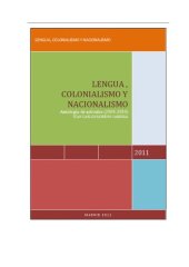 book Lengua, Colonialismo y Naiconalismo