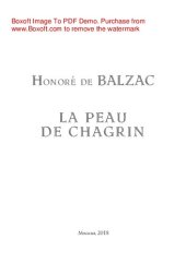 book La peau de Chagrin