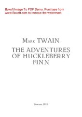 book The Adventures of Huckleberry Finn