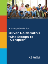 book A study guide for Oliver Goldsmith's "She Stoops to Conquer"