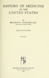 book The History of Medicine in the United States