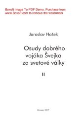 book Osudy dobrého vojáka Švejka za svetové války II