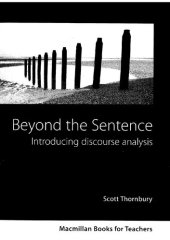 book Beyond the Sentence: Introducing Discourse Analysis