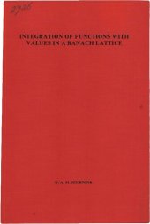 book Integration of functions with values in a Banach lattice [PhD Thesis]