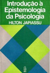 book Introdução à Epistemologia da Psicologia