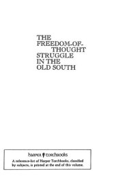 book The Freedom of Thought Struggle in the Old South