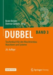 book Dubbel Taschenbuch für den Maschinenbau 3: Maschinen und Systeme