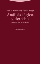 book Análisis lógico y derecho