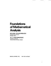 book Foundations of Mathematical Analysis (Pure & Applied Mathematics)