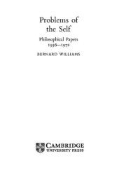 book Problems of Self - Philosophical Papers, 1956-1972