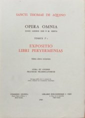 book Expositio libri peryermenias