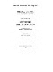 book Sententia libri ethicorum