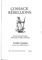 book Cossack Rebellions Social Turmoil in Sixteenth Century Ukraine