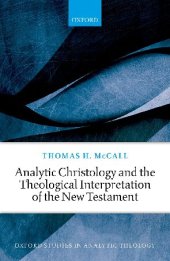 book Analytic Christology and the Theological Interpretation of the New Testament