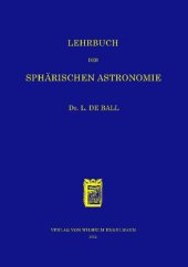 book Lehrbuch der Sphärischen Astronomie