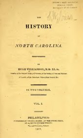 book The History of North Carolina