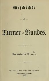 book Geschichte des Turner-Bundes