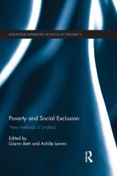 book Poverty and Social Exclusion: New Methods of Analysis