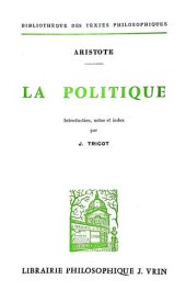 book ARISTOTE: LA POLITIQUE