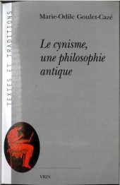 book Le cynisme, une philosophie antique