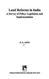 book Land reforms in India : a survey of policy, legislation and implementation