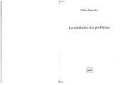 book La Résolution des Problèmes