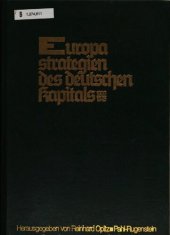 book Europastrategien des deutschen Kapitals: 1900-1945