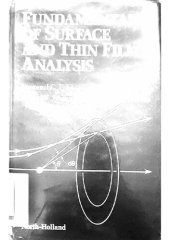 book Fundamentals of Surface and Thin Film Analysis