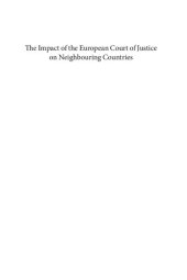 book The Impact of the European Court of Justice on Neighbouring Countries