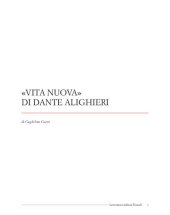 book "Vita Nuova" di Dante Alighieri