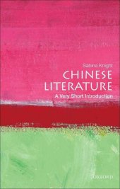 book Chinese Literature: A Very Short Introduction