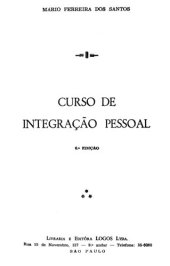 book Curso de Integração Pessoal