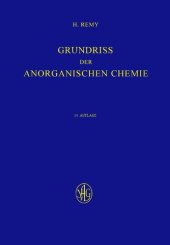 book Grundriß der Anorganischen Chemie