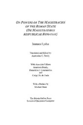 book On Powers, Or the Magistracies of the Roman State (De magistratibus reipublicae Romanae)