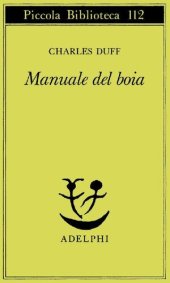 book Manuale del boia