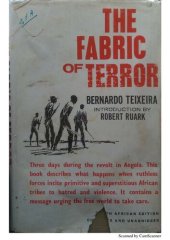 book The fabric of terror. Three days in Angola ... Illustrations by Julio Gil