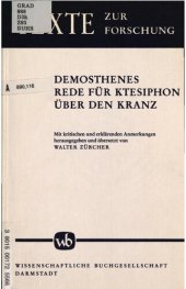 book Demosthenes Rede für Ktesiphon über den Kranz